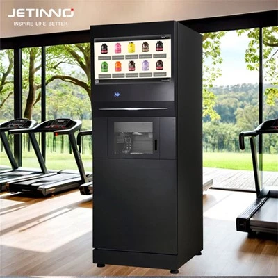 Distribuitor automat de băuturi energizante pentru shake proteic, automat de băuturi calde și reci 27ihch